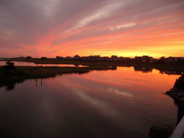 Picture of bay down the street. Dennisport is a beautiful relaxed Cape Cod town