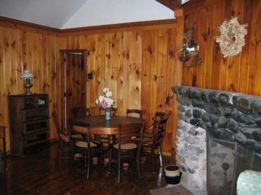 Main room of cottage