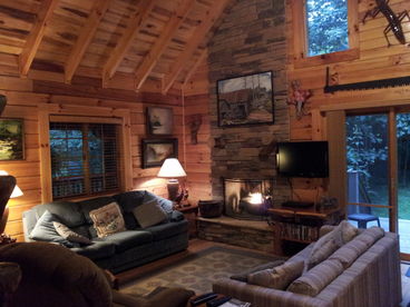 Big Rock\\\\\\\'s Fireplace in the Great Room