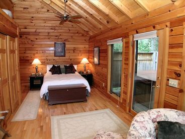 Queen Bed with Luxurious Bedding
