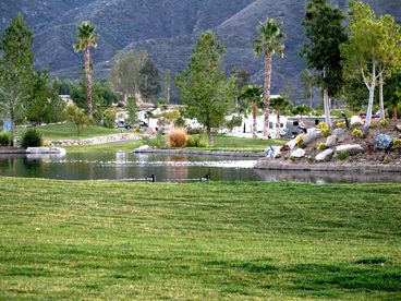 View from back of RV Lot
