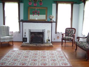 Relax in our parlor.  We were built in 1872 and on the National Historic Registry.