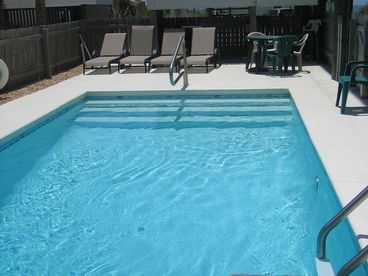 Private Pool awaits you for when you want a refreshing dip or relaxation away from the beach. 