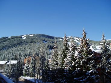 Slope view from deck