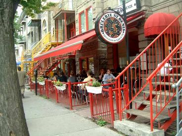 Coffee shop on St Denis