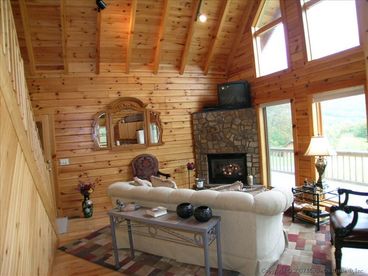 Great Room with Gas Log Fireplace
