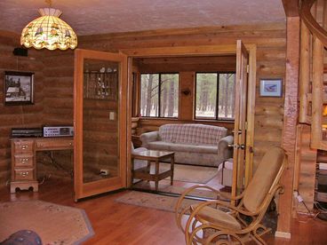 Second Living Area - with French Doors opening to enclosed porch