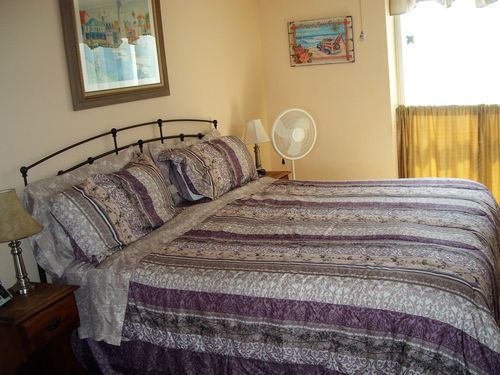 Master has a Posturpedic King Bed and a 45\