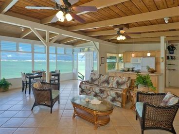 Oceanfront Cottage at Kaaawa