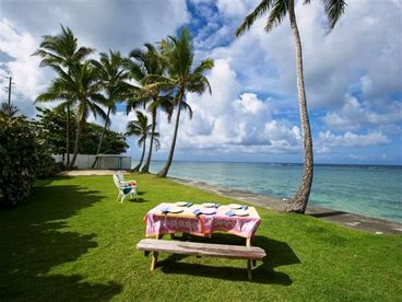 Oceanfront Cottage at Kaaawa