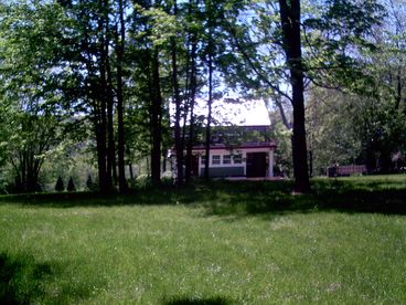 Rear yard from river