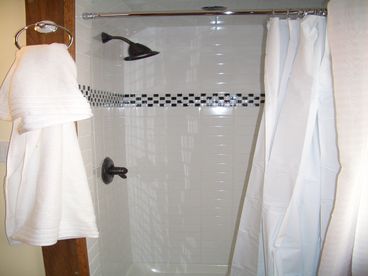 New Shower, Subway tiles.