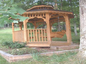 Gazebo with Swing