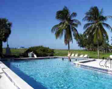 Pool overlooks Gulf