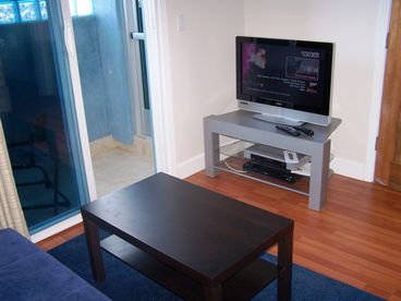 Flat screen TV with cable in Living room 