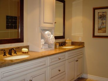 Master Bath. New cabinets, floor, shower and fixtures. 2nd bath also completely remodeled.