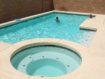 Pool and Jacuzzi