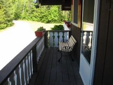 Private front balcony