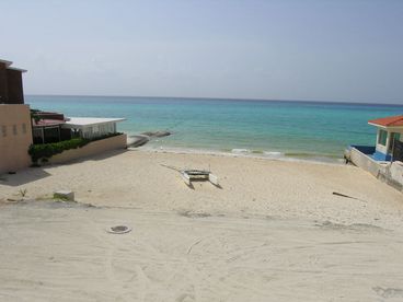 beach directly in front of Casa thomas