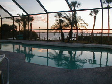 View of Lemon Bay from Our Pool