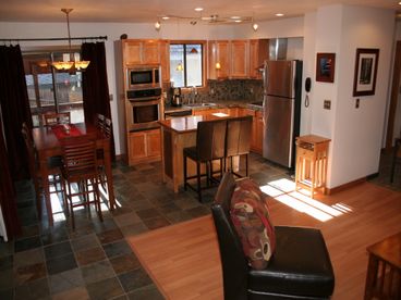 Spacious open plan living area