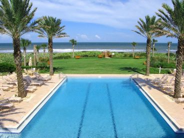 Our condo, and pool, are both ocean front!