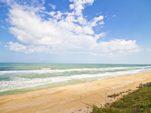 Take in the amazing ocean and sky views right on the beach!