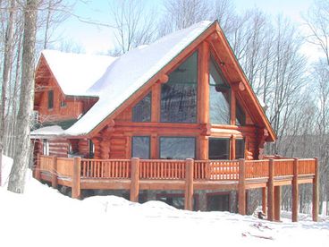 4+ Bedroom Schuss Mountain Ski-in Ski-out Log Home