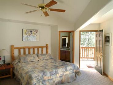 Bedroom, your own private hot tub outside your back door!