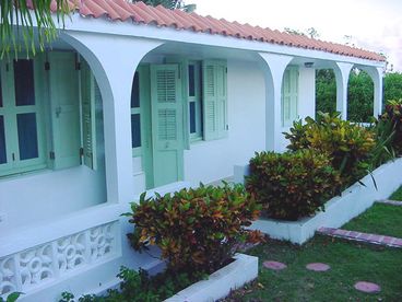 side view of Hacienda Style Villa