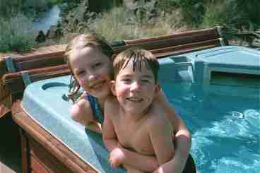 Hot Tub with view