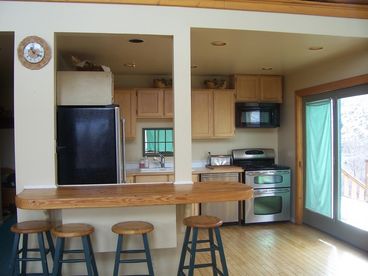 Gourmet Kitchen with Double Stove and 5 Burner Gas Stove