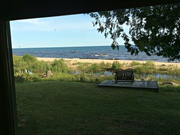 Inside view of Lake Michigan