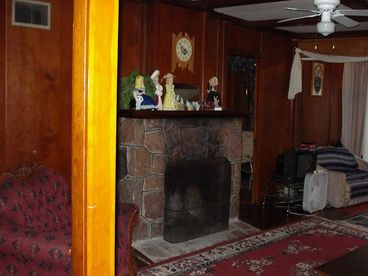 COZY evenings in the living room with fireplace!