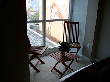 Seating Area looking over San Diego