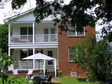 Back of house and yard