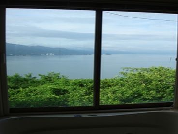 View from the Jacuzzi Tub looking down the south coastline.