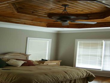 Master bedroom on the main level.