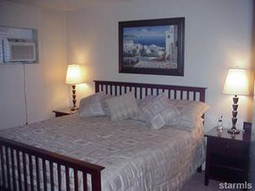 Master bedroom with private bathroom