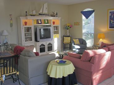 Open living room with 2 game tables