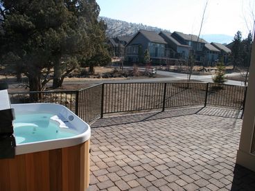 Enjoy the spa and view from back deck