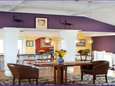 Playful colors throughout the house