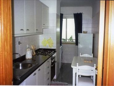 the kitchen