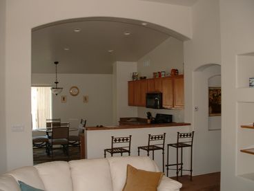 Kitchen and counter