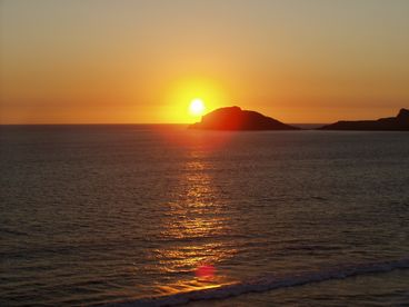 Sunset view from the balcony