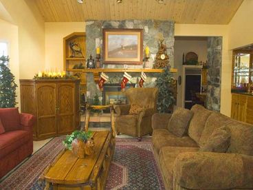 Stone Fireplace 