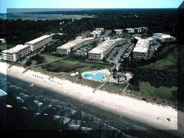 Aerial view of the resort