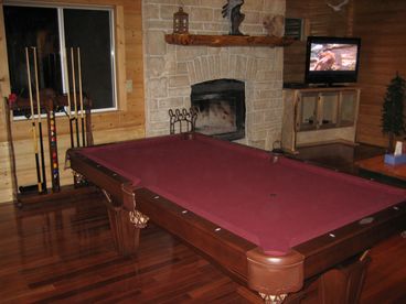 New pool table.