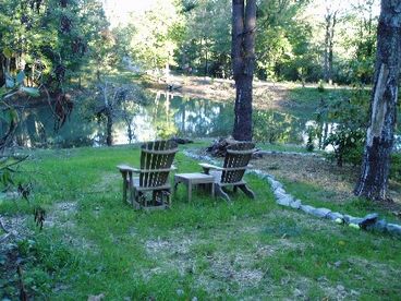 Private pond on two acres
