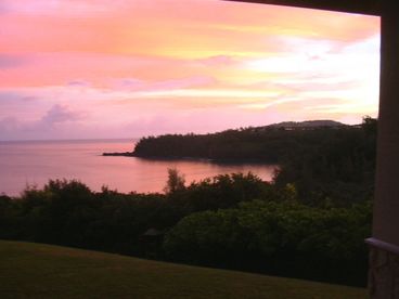 Sunrise from property